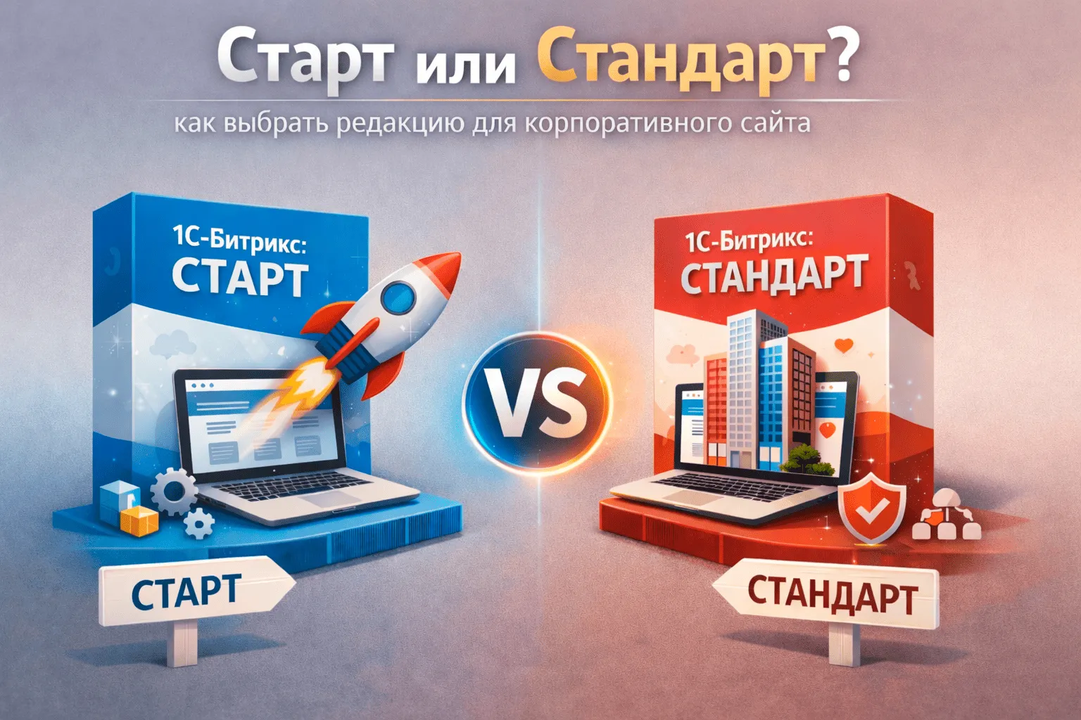 Старт или Стандарт: как выбрать редакцию для корпоративного сайта в Сыктывкаре